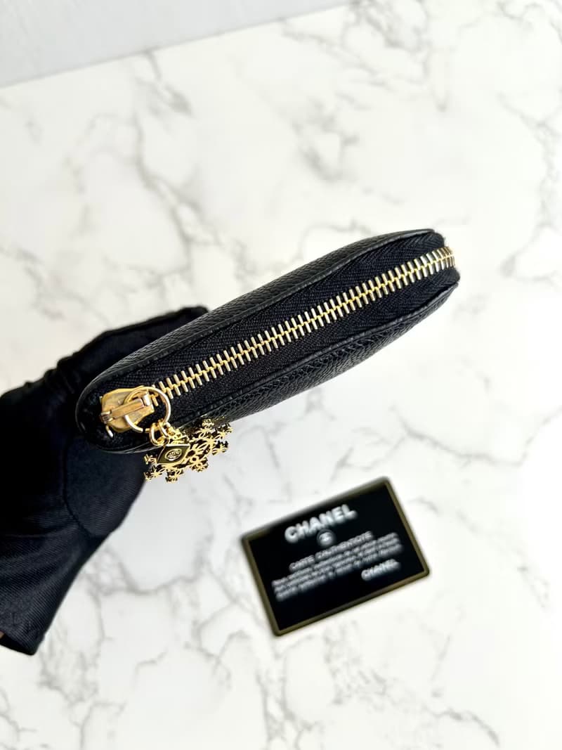 絕版中古包 Chanel 黑色魚子醬長夾 錢包 皮夾 手機包 二手古董包