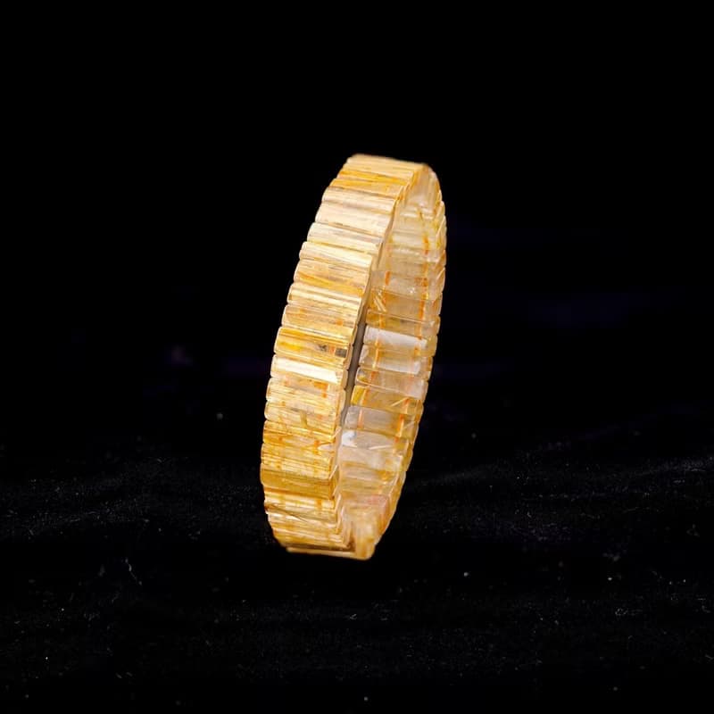 寶麗金珠寶-天然鈦晶手排