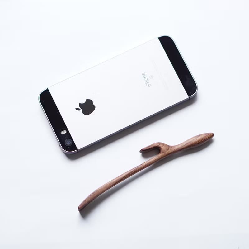 コップに掛ける木のマドラーM, チーク