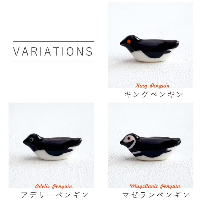 padou Penguin Chopsticks Rest Nordic Cute Gift Present Interior Aquarium Japan