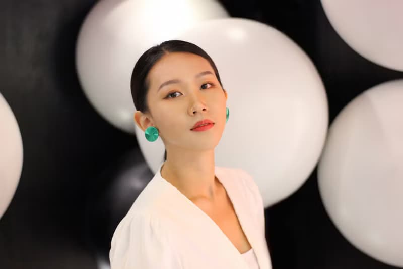 滿 Maan 纏花耳飾 碧綠