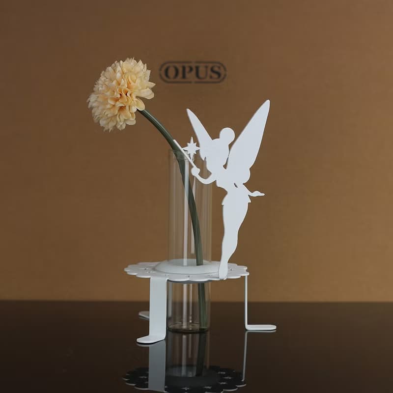 【OPUS東齊金工】精靈之瓶-花仙子瓶插(白)居家辦公門市/桌面擺飾
