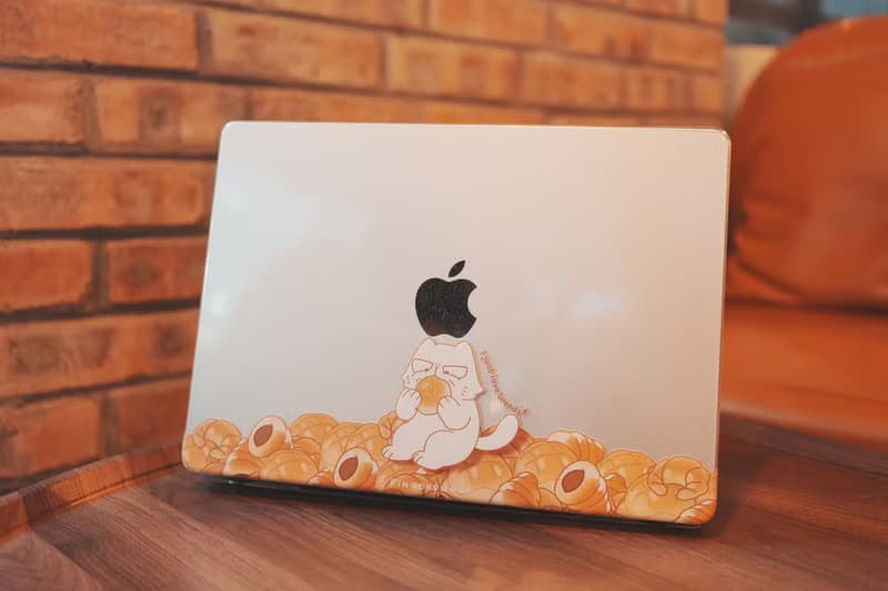 星砂款 I Just Love Breads 透明電腦殼 MACBOOK CASE
