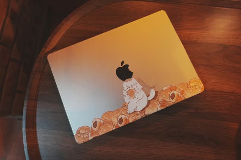 星砂款 I Just Love Breads 透明電腦殼 MACBOOK CASE
