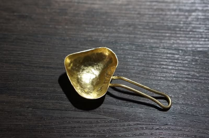 手工黃銅蘑菇勺/豆勺/裝飾勺/湯勺