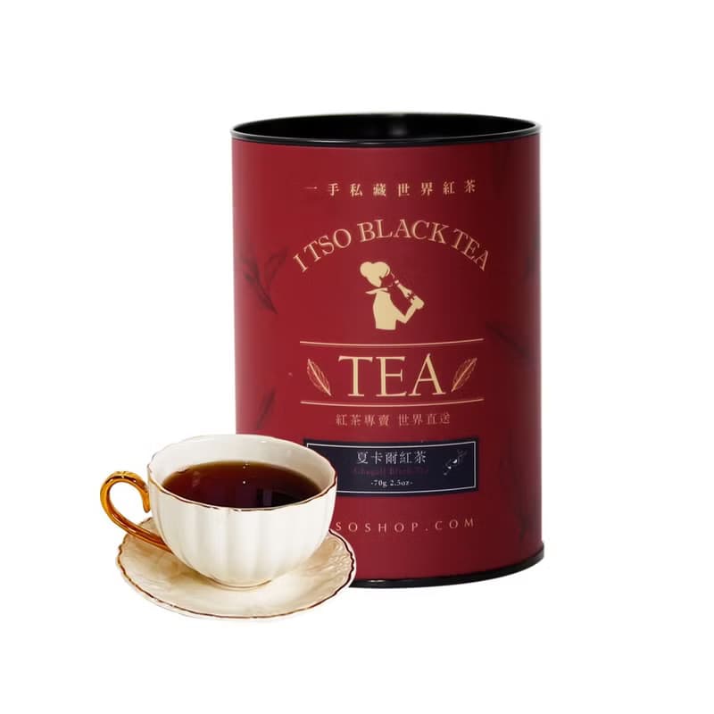 夏卡爾蜜桃紅茶茶葉70g/罐