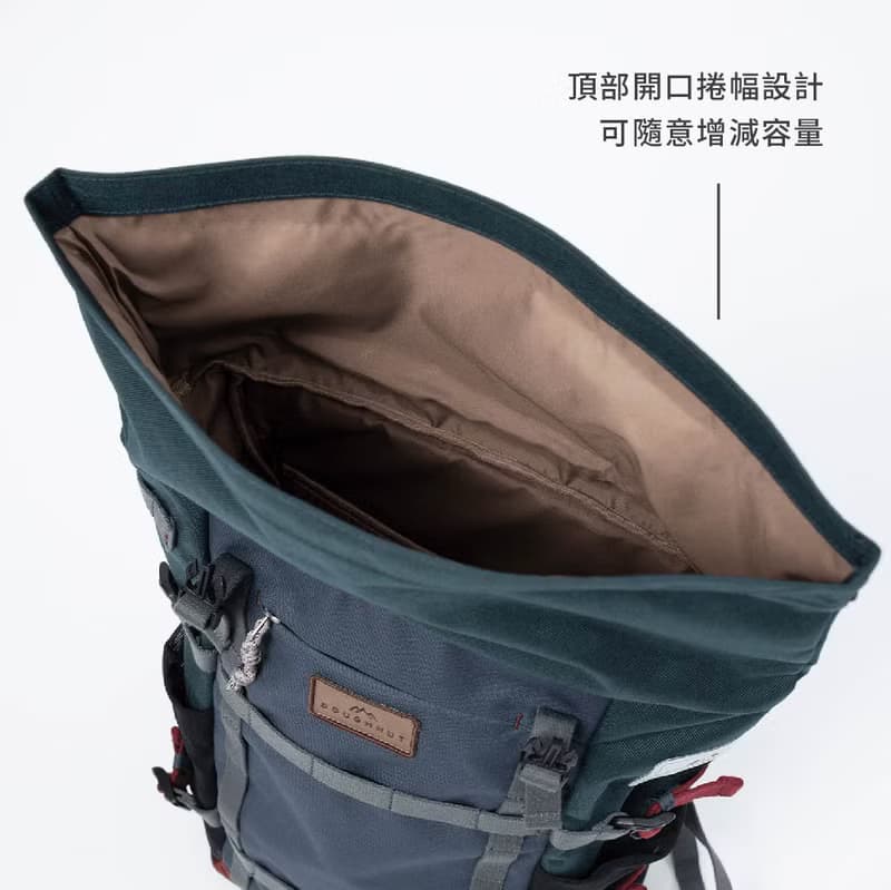 【DOUGHNUT】15吋 防潑水 大後背包 Paratrooper 水壺-航海藍 HA