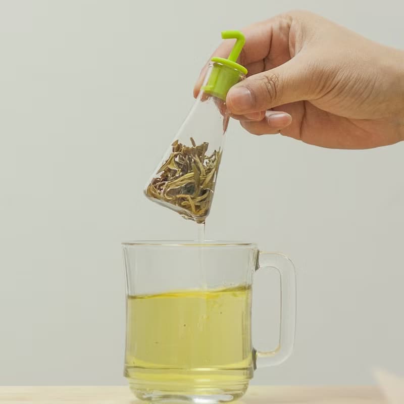 【玻璃至上】 -FLASK 化學系玻璃燒瓶泡茶器 | 迷你版