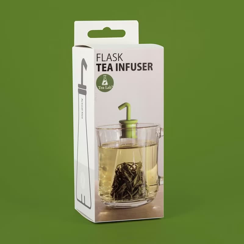 【玻璃至上】 -FLASK 化學系玻璃燒瓶泡茶器 | 迷你版