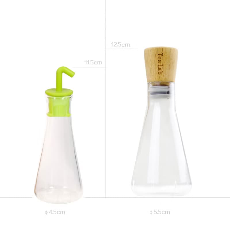 【玻璃至上】 -FLASK 化學系玻璃燒瓶泡茶器 | 迷你版