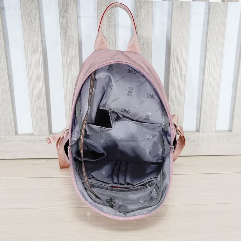 (櫻花粉)輕盈紙感甜美系休閒旅行後背包(小款)33570