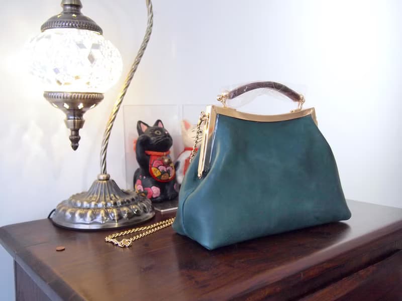 2018新品: 手縫古典2用口金手袋 Clásico Ladies Handbag