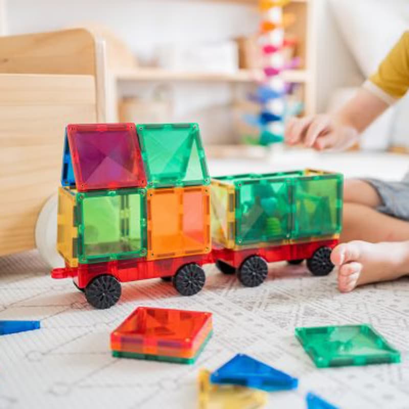 澳洲Connetix彩虹磁力積木-磁力車組(24pc) 兒童玩具 玩具
