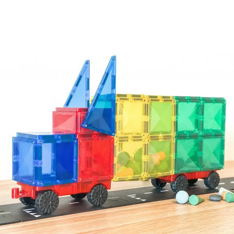 澳洲Connetix彩虹磁力積木-磁力車組(24pc) 兒童玩具 玩具