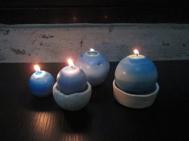 【訂製 】家適系列-夜光星球蠟燭(S)六入禮盒