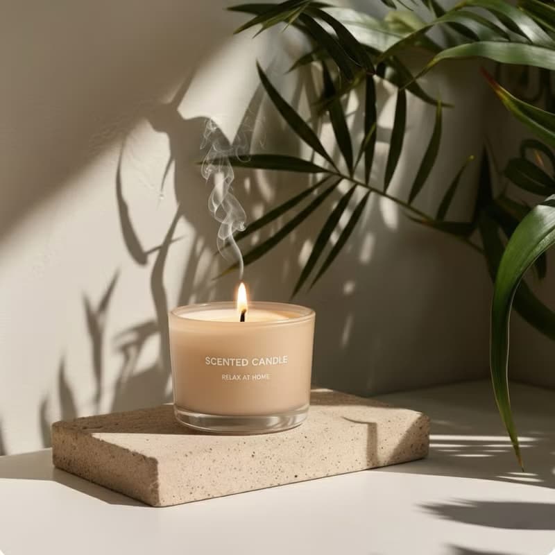 香氛蠟燭 白色濃郁 橘色淡雅 | 濃淡皆溫柔