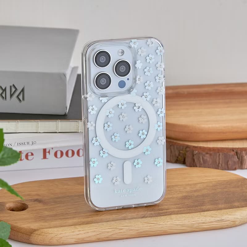 送贈品【kate spade】iPhone 15系列 MagSafe 精品手機殼 幻彩小