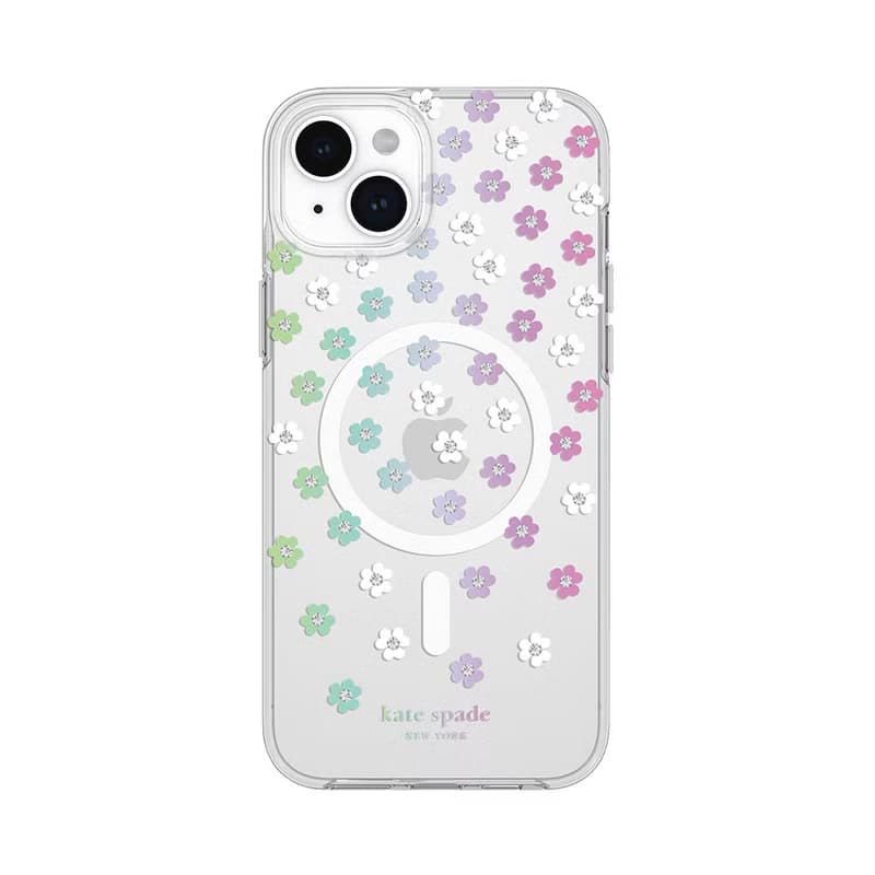 送贈品【kate spade】iPhone 15系列 MagSafe 精品手機殼 幻彩小