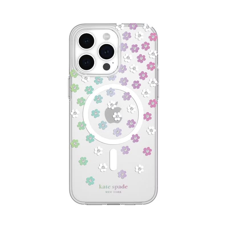 送贈品【kate spade】iPhone 15系列 MagSafe 精品手機殼 幻彩小