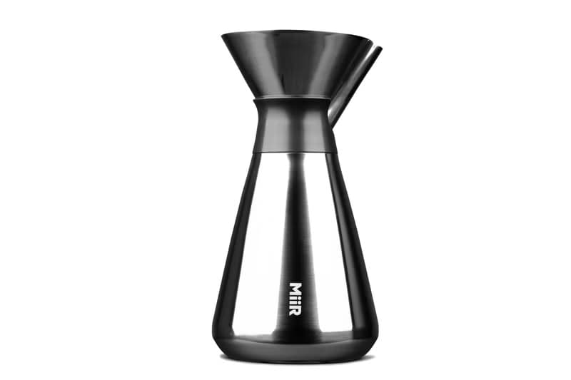 MiiR Carafe 雙層真空 保溫 經典手沖 咖啡濾壺 33oz/1.0L 拋光銀