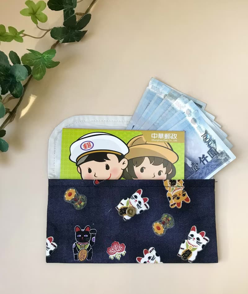 2025蛇年紅包袋/存摺收納套/招財貓 台灣製布/開工禮