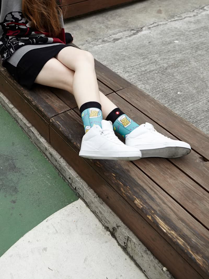 美國Fools Day印花襪子﹣歡樂時光