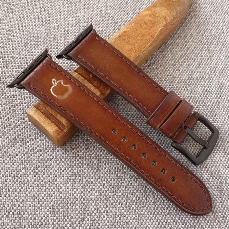 Apple 手錶表帶。棕色。任意尺寸。