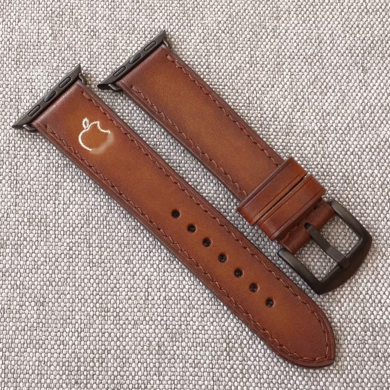 Apple 手錶表帶。棕色。任意尺寸。