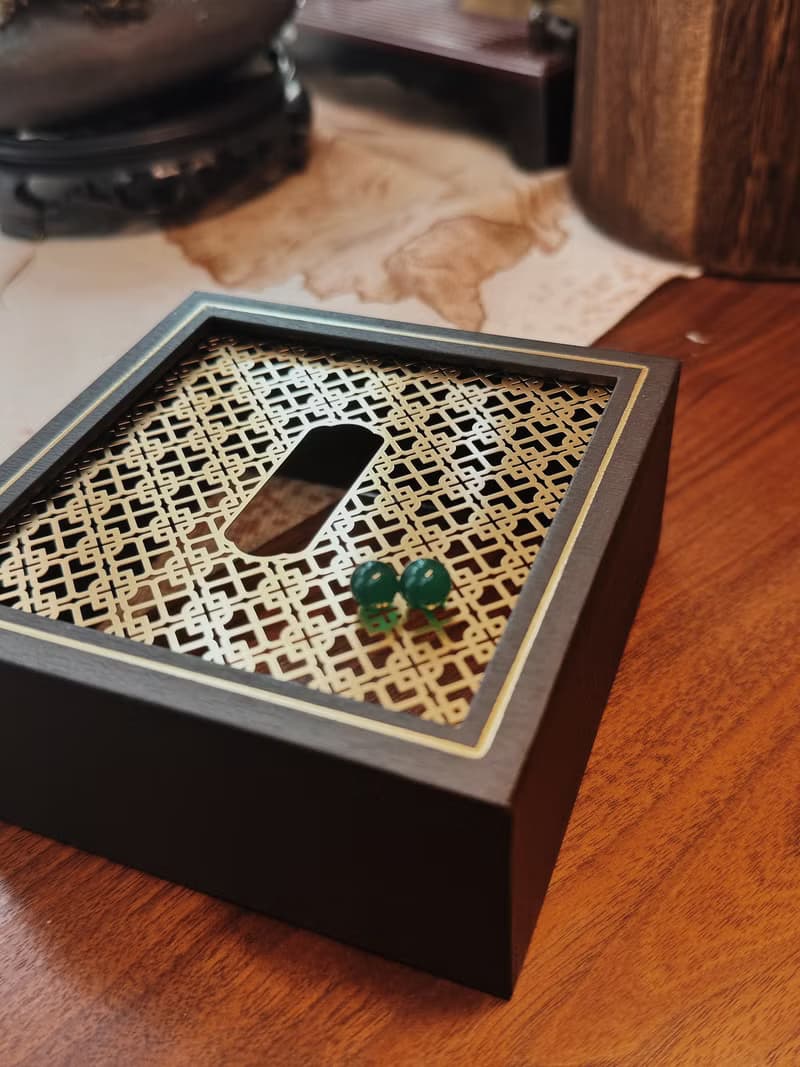 玉石耳釘天然石耳墜掛飾中國風