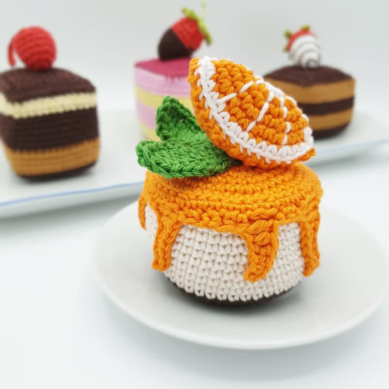 【數位】Set of Sweet Cakes | Amigurumi Crochet PATTERN PDF