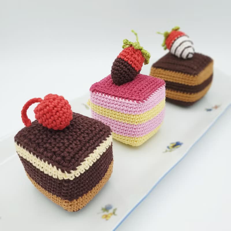【數位】Set of Sweet Cakes | Amigurumi Crochet PATTERN PDF