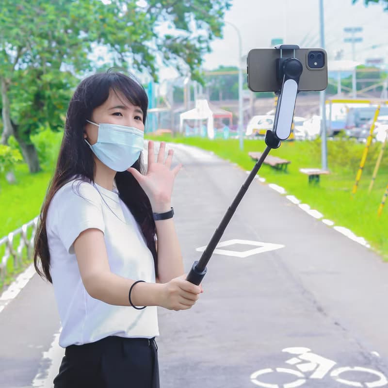 MINi補光折疊穩定器 / 自拍棒  / 補光燈