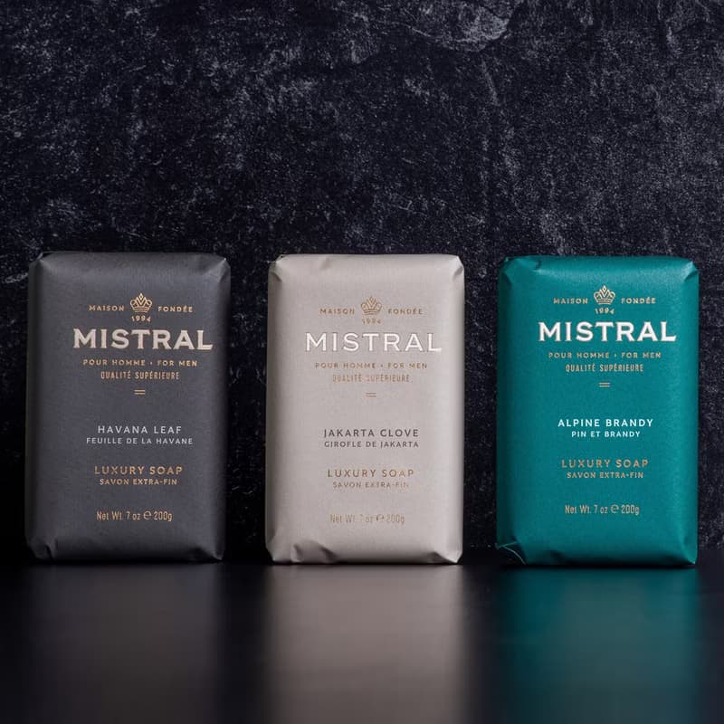 Mistral 異國風情 紳士香水皂 / 沐浴香皂肥皂 / 沐浴皂 / 香氛皂