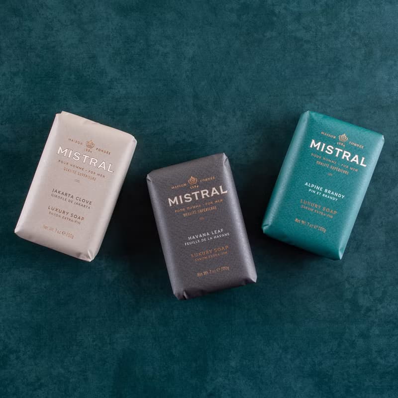 Mistral 異國風情 紳士香水皂 / 沐浴香皂肥皂 / 沐浴皂 / 香氛皂