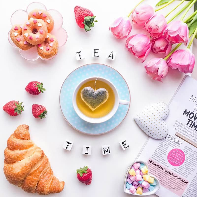 15 Heart Shaped Tea Bag Box For Tea Lover, Hostess, Birthday, Baby, Bridal Party