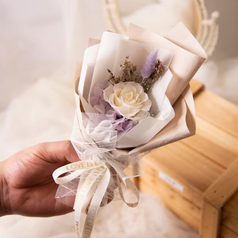 【永恆】日本永生花 乾燥花 經典小花束 / 生日 紀念日 情人節女