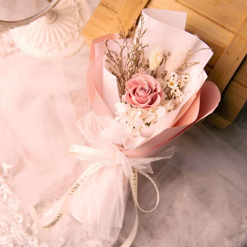 【永恆】日本永生花 乾燥花 經典小花束 / 生日 紀念日 情人節女