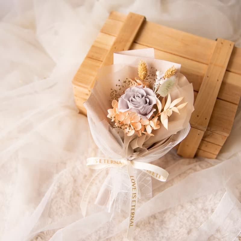 【永恆】日本永生花 乾燥花 經典小花束 / 生日 紀念日 情人節女
