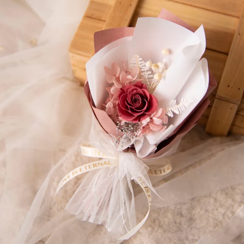 【永恆】日本永生花 乾燥花 經典小花束 / 生日 紀念日 情人節女