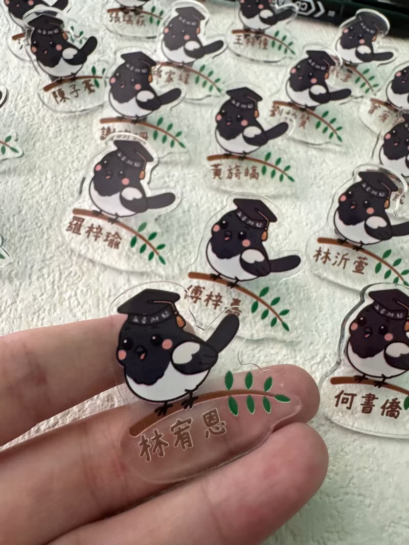 禮品設計 商品設計 會考 筆夾 吸管夾 壓克力 畢業禮物