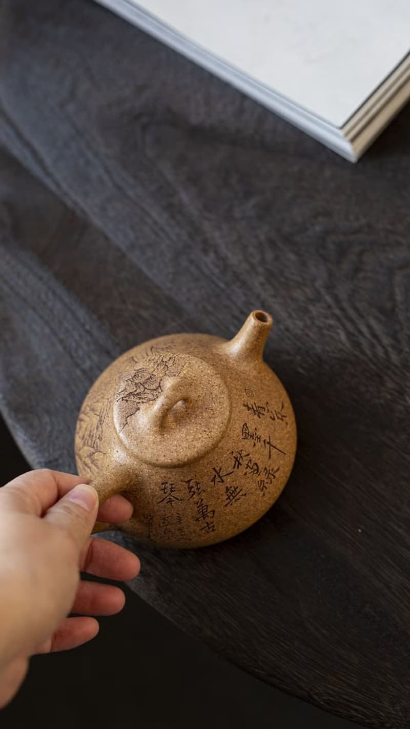 送禮紫砂壺茶壺子冶石瓢 特高温 270cc 原矿特高温黄金段 老味十