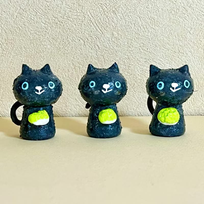 創作ミニこけし くろねこちゃん