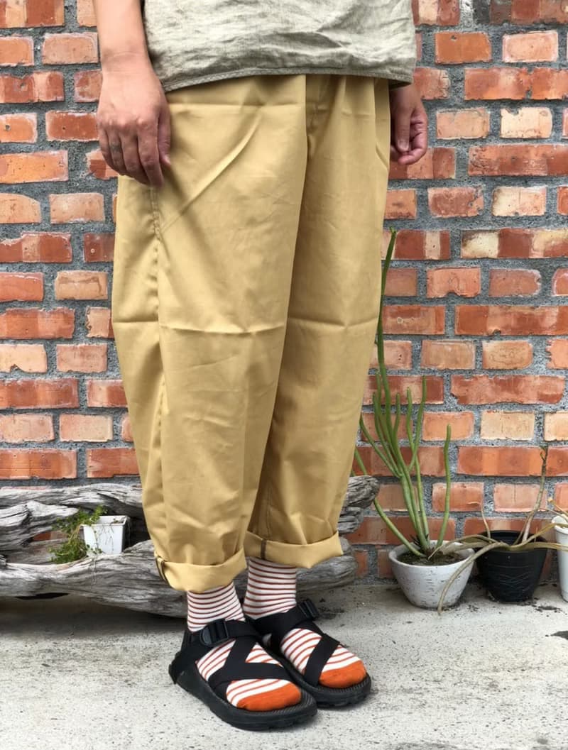 輕量涼感小管反摺褲