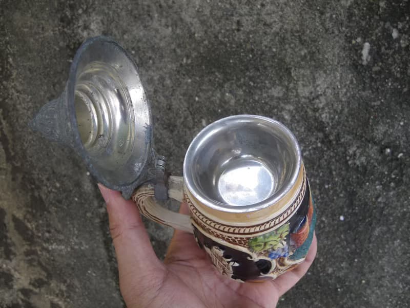 【老時光 OLD-TIME】早期德國海德堡陶瓷啤酒杯