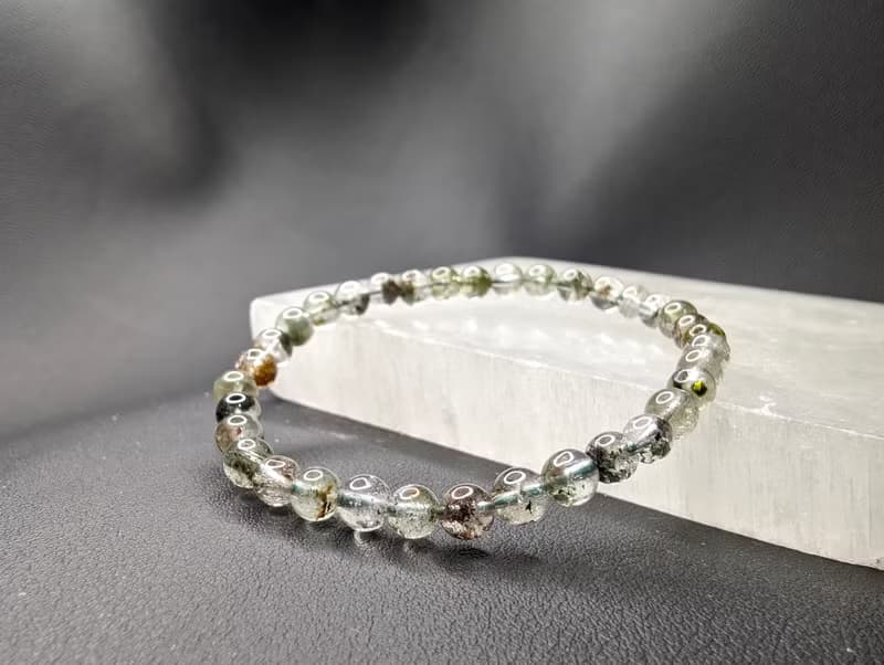 【訂製品】四季幽靈 花幽靈 彩幽靈 手串 手鍊 天然水晶 7-8mm