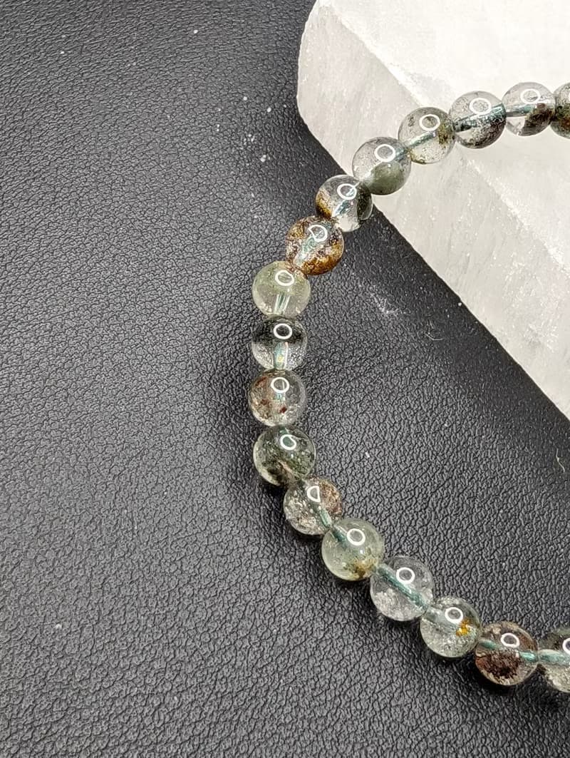 【訂製品】四季幽靈 花幽靈 彩幽靈 手串 手鍊 天然水晶 7-8mm