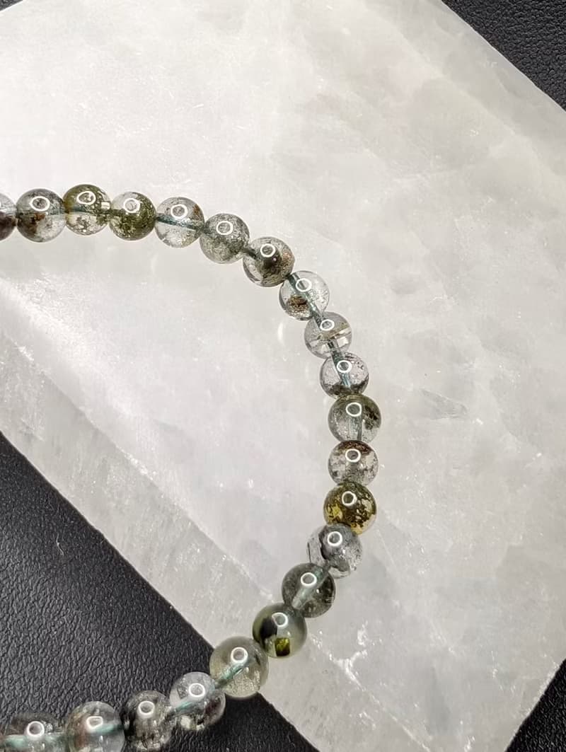 【訂製品】四季幽靈 花幽靈 彩幽靈 手串 手鍊 天然水晶 7-8mm