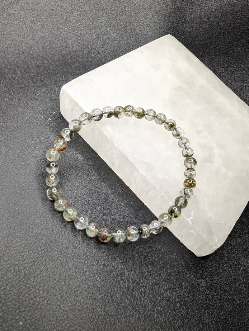 【訂製品】四季幽靈 花幽靈 彩幽靈 手串 手鍊 天然水晶 7-8mm