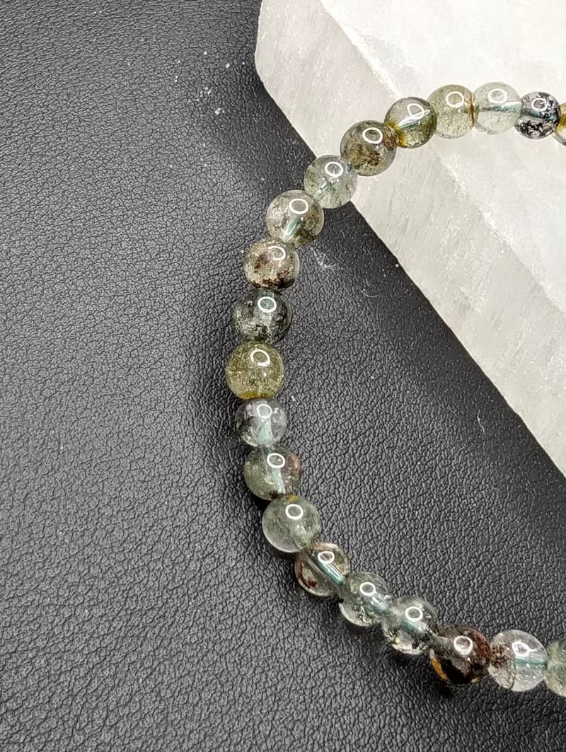 【訂製品】四季幽靈 花幽靈 彩幽靈 手串 手鍊 天然水晶 7-8mm