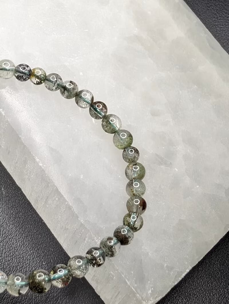 【訂製品】四季幽靈 花幽靈 彩幽靈 手串 手鍊 天然水晶 7-8mm